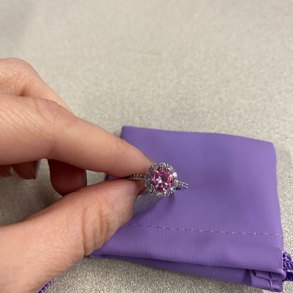 Pink Stone - Gorgeous Delicate Ring!